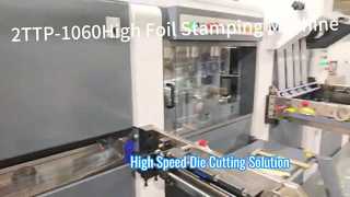 JIGUO 2TP-1060Hoge automatische stans- en foliedruk- en stripmachine