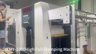 TMY-1060Hoge automatische stans- en foliedrukmachine