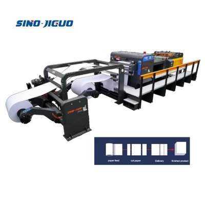 kopen 0.8 MPa Drukvereiste Gebruikte rollen papierplaat snijmachine met 2 rollen snijden online manufacture