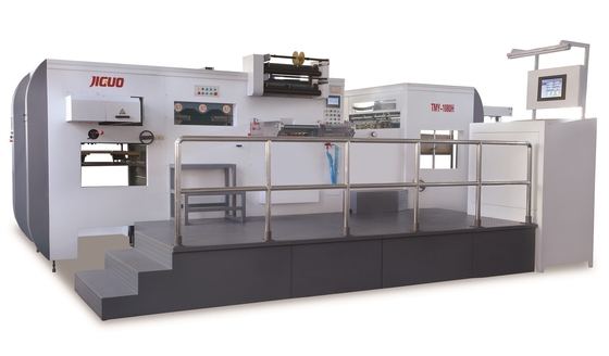 kopen N.O. van folie rollen 3 Verticale en 2 Horizontale Automatische Warmfolie Stamping Machine online manufacture