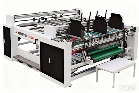 kopen Dual-panel karton vouw- en lijmmachine voor A-E golfkarton verpakkingsdoos online manufacture