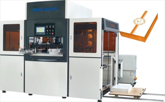 kopen JIGUO YH-1200G Automatische Servo Warm Stamping Machine, Geschikte plaatdikte:120-3000gsm,Aantal stemprollers:Drie rollers,Stampwerkingssnelheid:1100~1400 s/h online manufacture