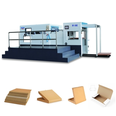 Karton gegolfd papier automatische matrijsnijmachine MY-1080E 1080*780mm