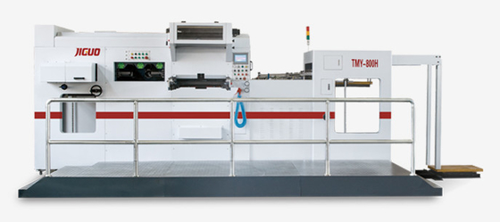 SINO JIGUO TMY-800H Automatische folie stampmachine voor Hangtag Label Cardbaord