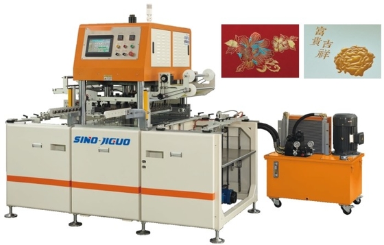 Hydraulische automatische warmfolie stempmachine Max. Stempbereik 700×520 mm