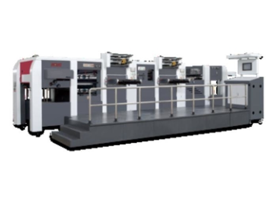 Automatische folie stempelen, warm embossing & die-cutting & stripping machine 600 ton