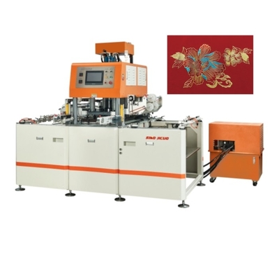 Druk 20 TON Automatische Hydraulische Warmfolie Stamping Machine Voor Verpakkingspapier Op- en Aftrekapparaat