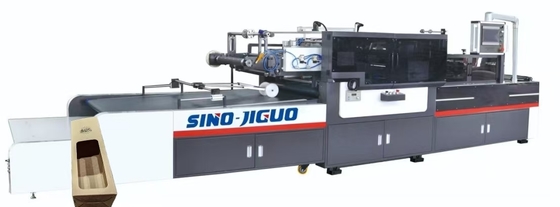 SIINO JIGUO TC-760Q Automatische Servo Vensterplakmachine met Hoeksnij- en Kreukelfunctie, Max. velformaat (mm): 760*850, Filmveldikte (mm): 0,03-0,3