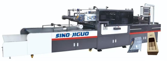 JIGUO TC-1250Q Full Servo Intrlligent Hoek Snijden en Lijn Drukken Venster Machine,Film Plaat Dikte (mm): 0.03-0.3mm,V Snijden Max. Werksnelheid:15000+ s/h (Hoek Snijden & Verhoogt Jobs)