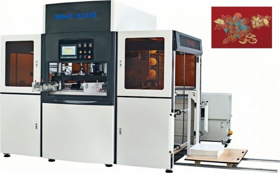 Nauwkeurigheid van hete foliedruk van ±0,1 mm Automatische hete foliedrukmachine voor geschenkverpakkingsdozen