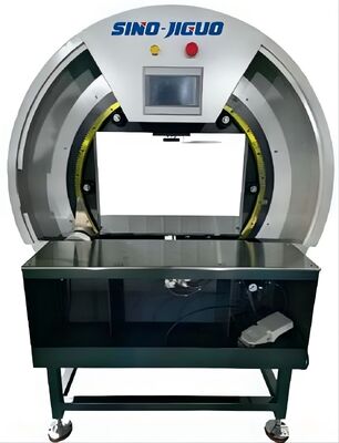 Automatische Servo Stretch Film Wrapping Machine. Industrieel Palet Verpakkingsapparatuur.