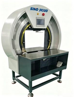 Hoog snelheids servo-stretch wrapper. Servo-motor aangedreven filmwrapmachine.