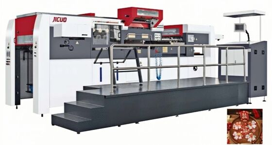 Hoge precisie JIGUO TMY-1320H automatische stans- en foliedrukmachine (± 0,1 mm)